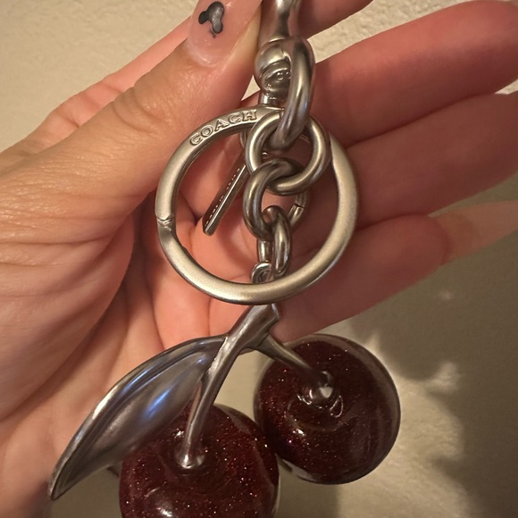 Coach Red Cherry Keychain - Picture 3 of 4